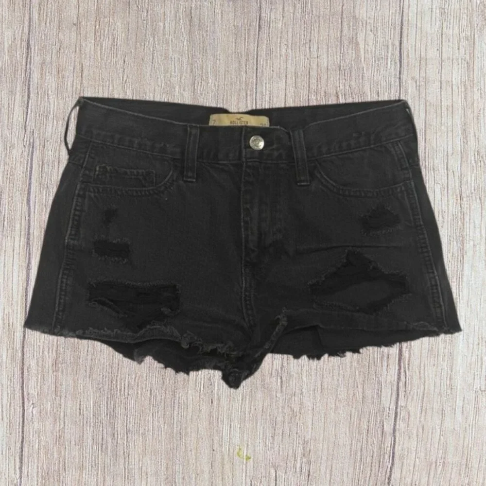 Hollister black denim